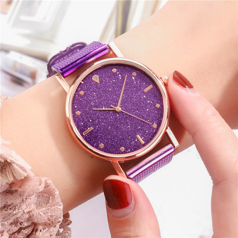 Xingkong Womens Refined Timeless Silicone Mesh Watch
