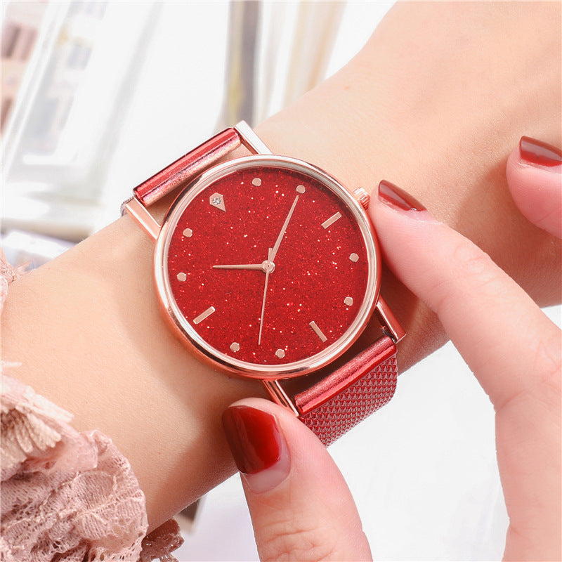 Xingkong Womens Refined Timeless Silicone Mesh Watch
