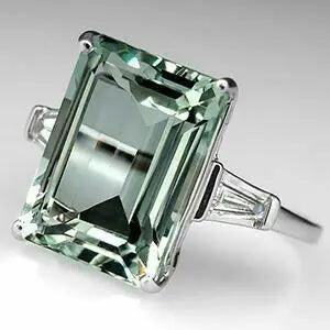 1+1 Offer: Vintage Turquoise Crystal Ring