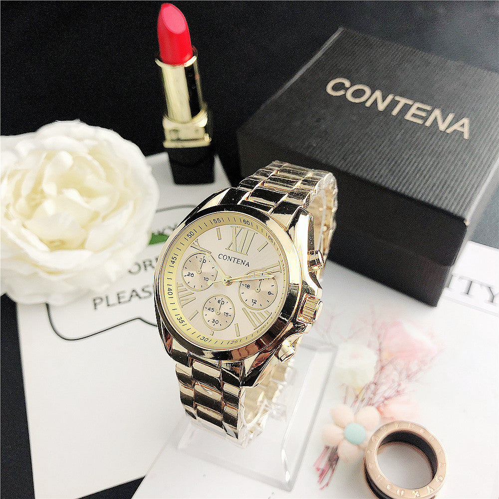 Timeless Diamond Quartz Mesh Strap Watch For Women Classic