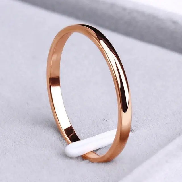 1+1 Offer: Simple ring made of gold and silver