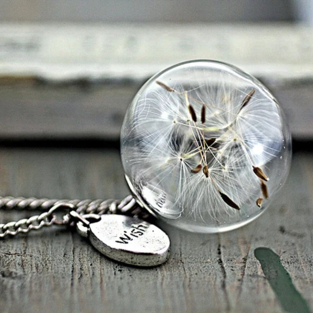 1+1 Offer: Vintage Dandelion Wish Necklace