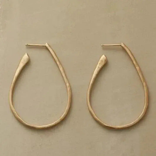 1+1 Offer: Vintage Gold Hoop Earrings