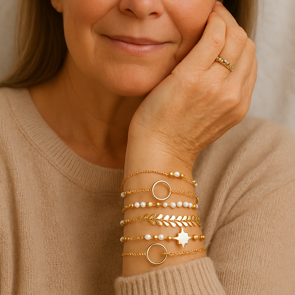 1+1 Offer: Pack of Boho Bracelets in Gold