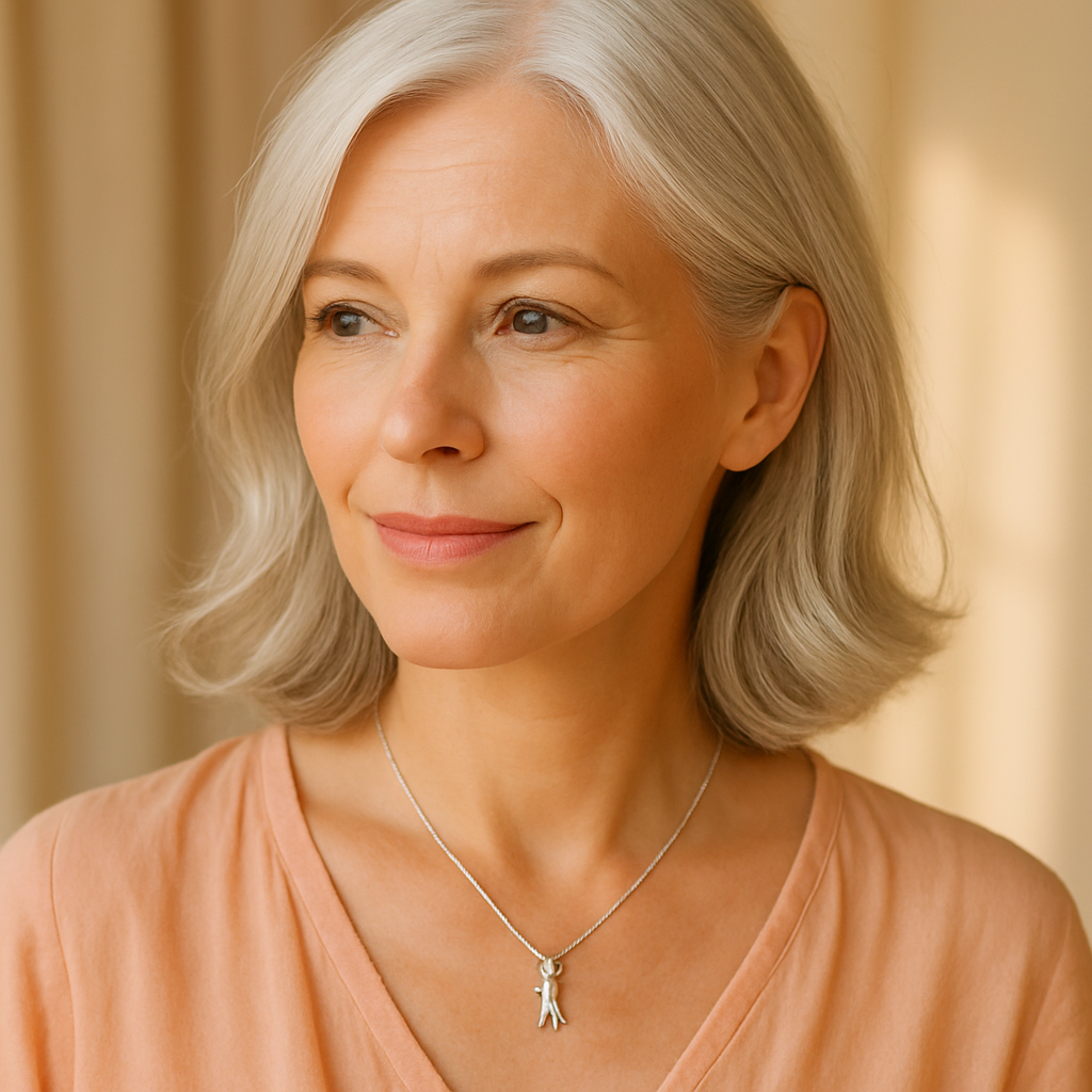 1+1 Offer: Silver Playful Kitty Necklace