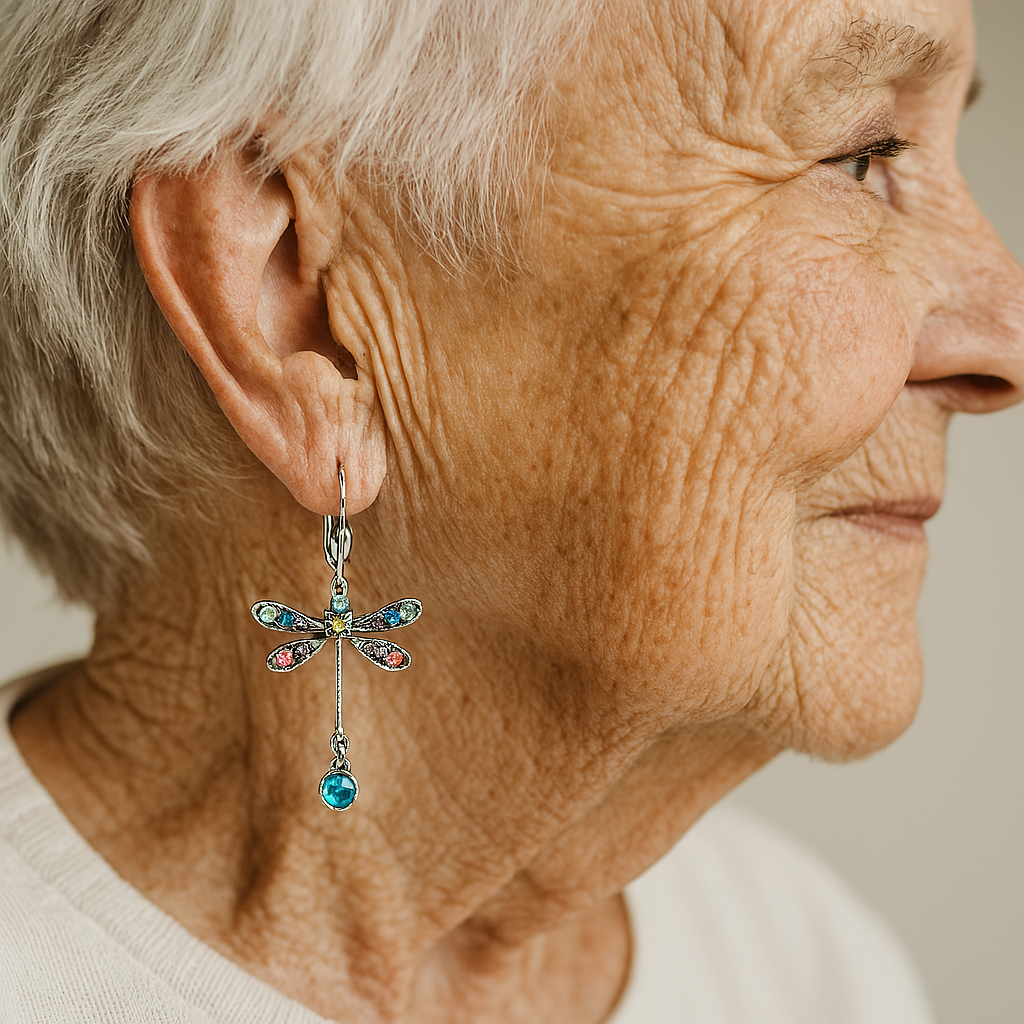 1+1 Offer: Elegant Carved Dragonfly Earrings