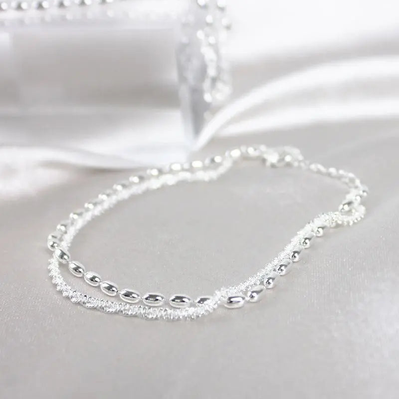 1+1 Offer: Silver Zirconia Bracelet