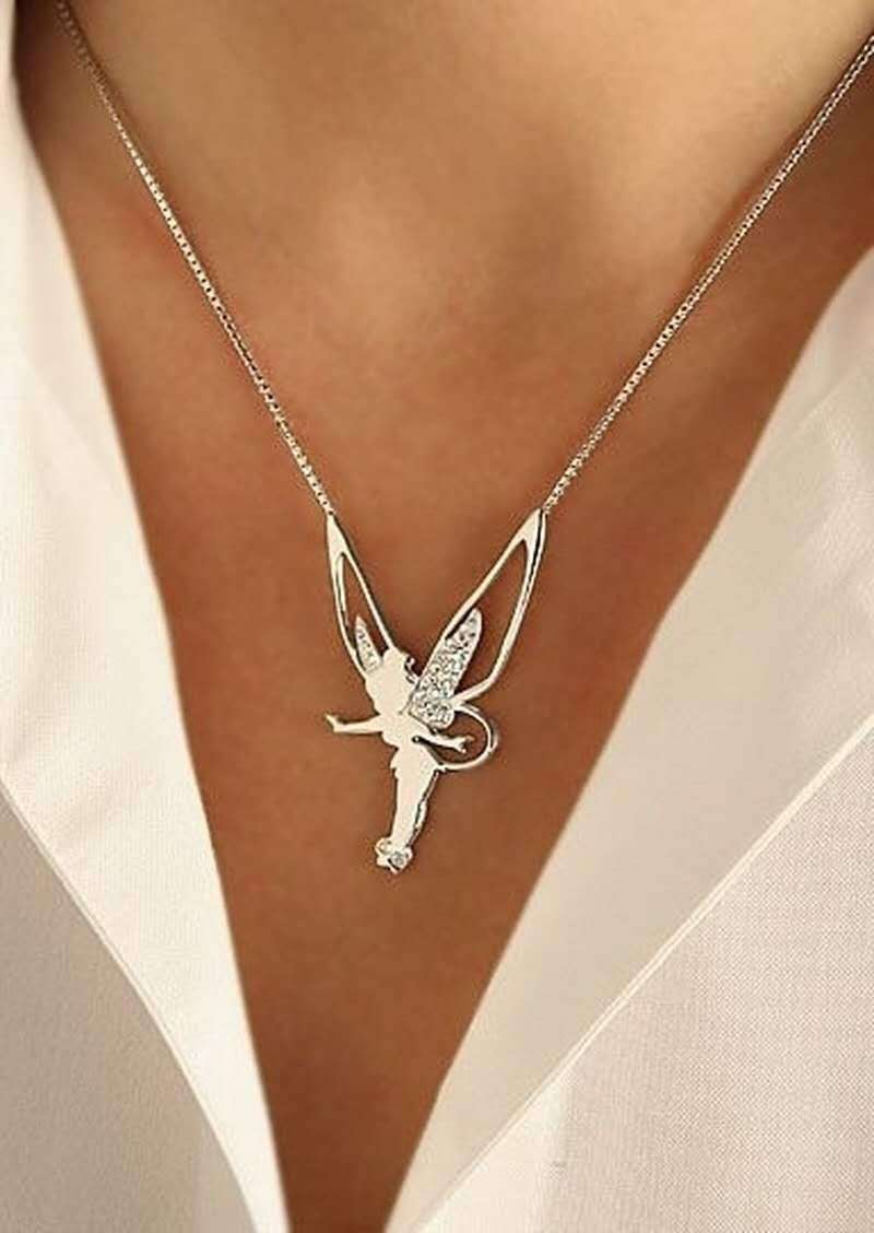 1+1 Offer: Lucky Fairy Necklace in Silver and Gold