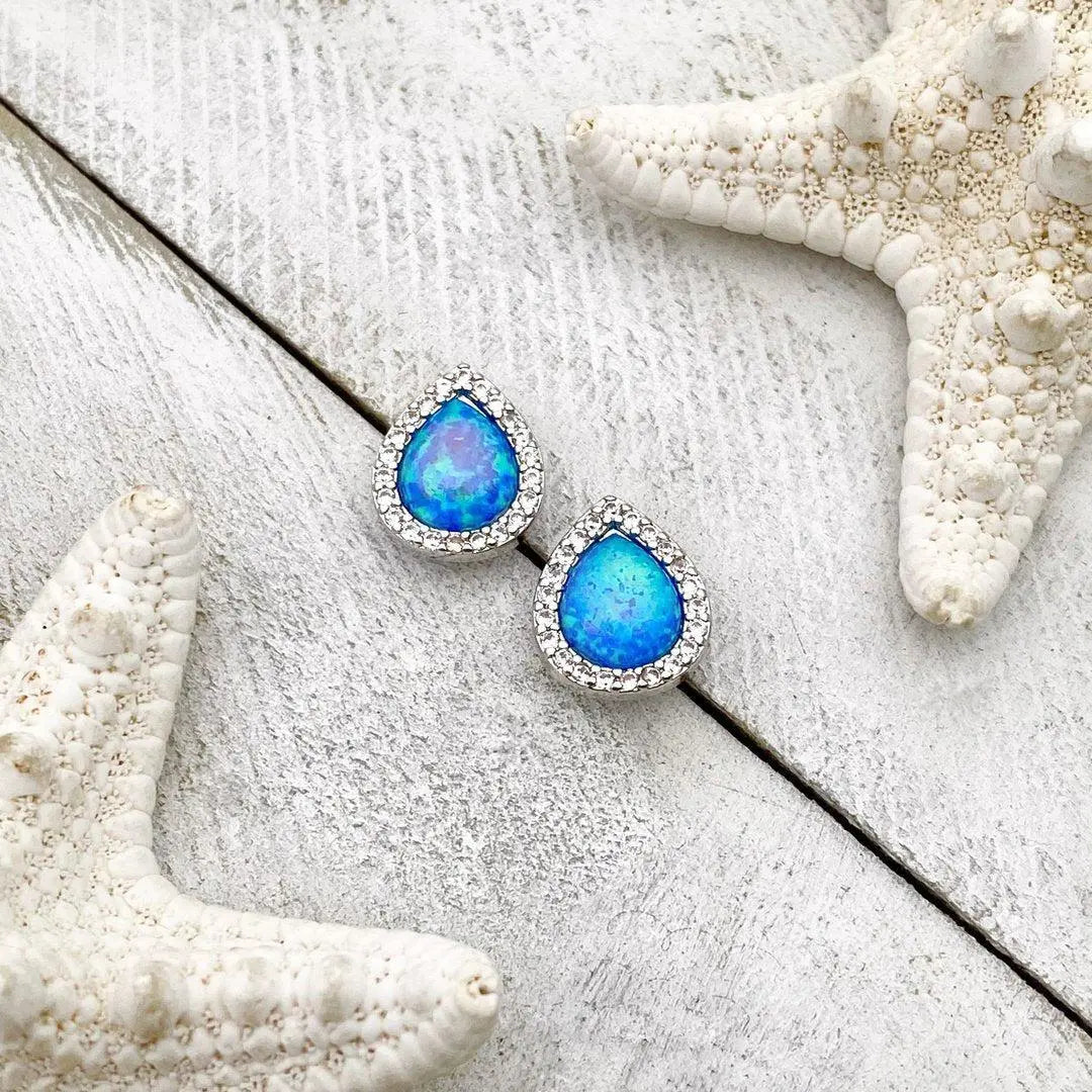 1+1 Offer: Opal and Silver Earrings