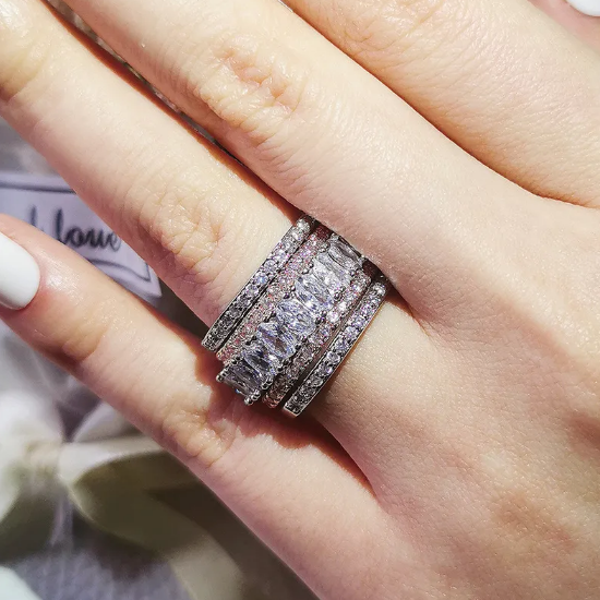 Simple Fashion Stone Ring for women