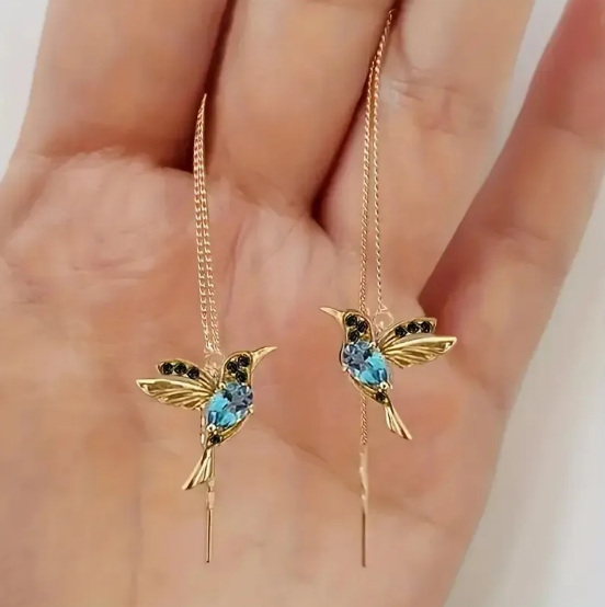 Retro Bird Fashion Earrings