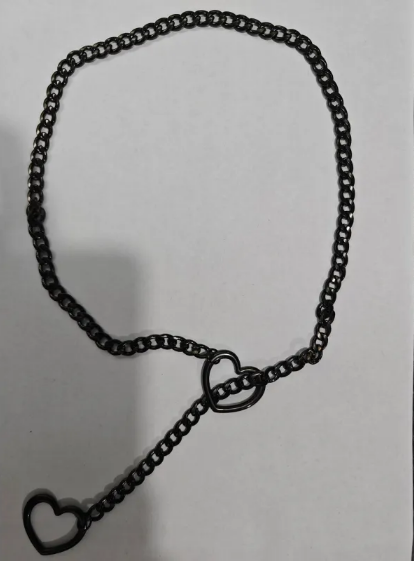 Stainless Steel Heart Lariat Necklace