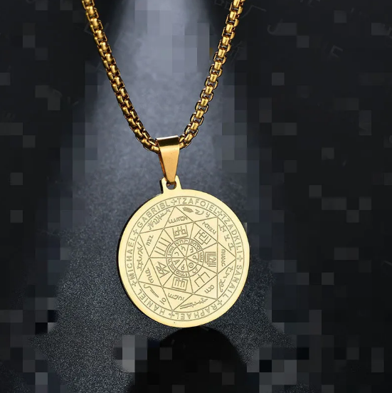 Six Star Angel Tritone Pendant Necklace