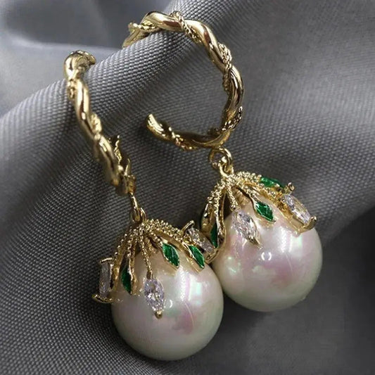 1+1 Offer: Malia Elegant Pearl Earrings