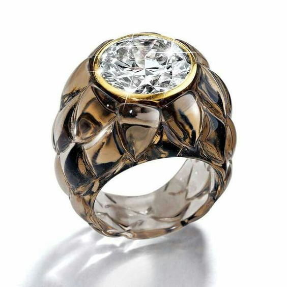 Vintage Zirconia Seal Ring