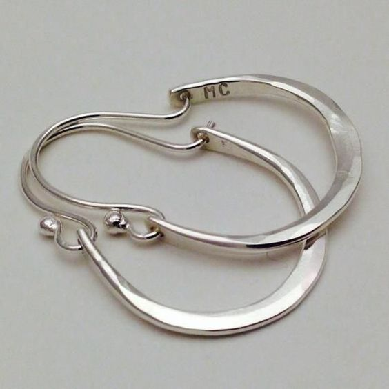 1+1 Offer: Vintage Silver Hoop Earrings