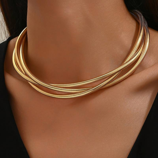 1+1 Offer: Vintage Layered Golden Necklace