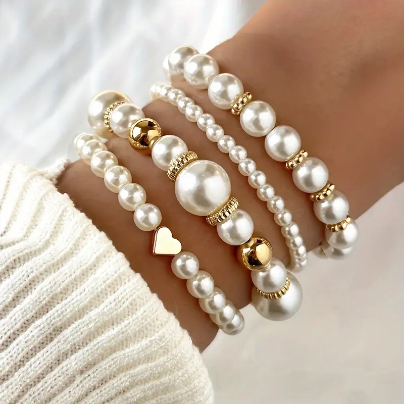 1+1 Offer: Pearl Bracelet Set