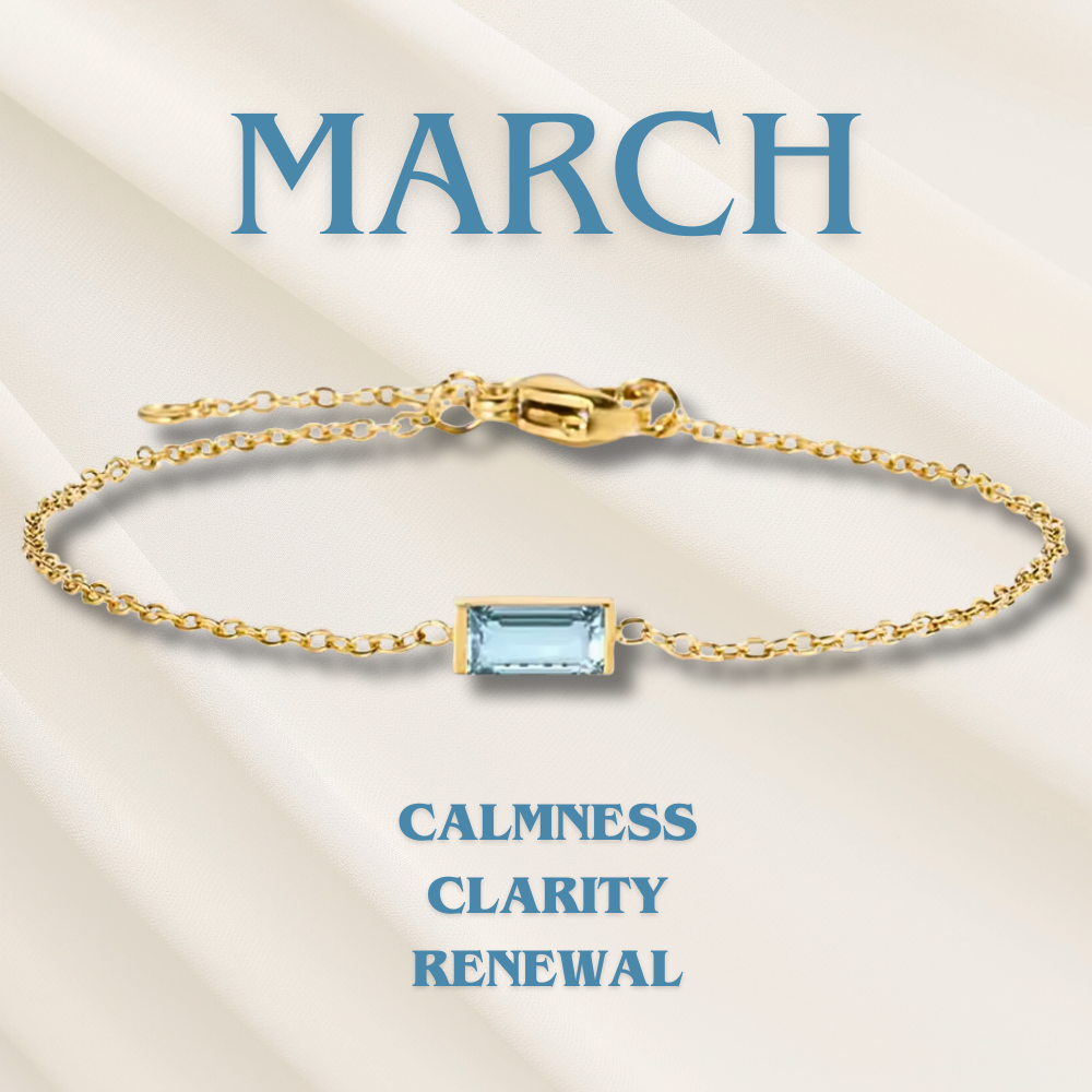 Heartline Birthstone Bracelet