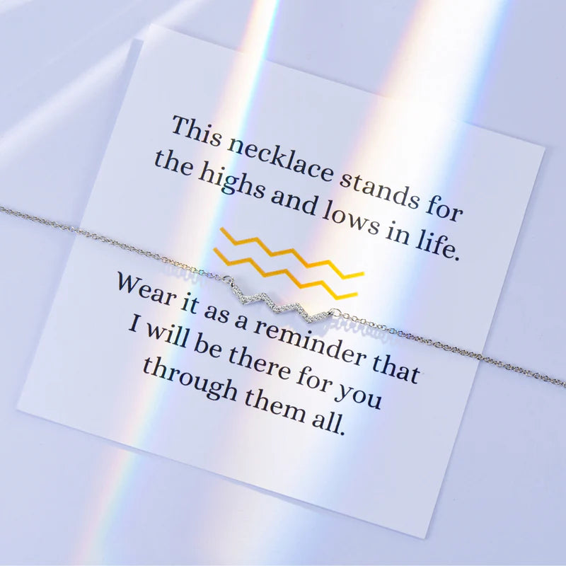 Silver Highs & Lows Necklace