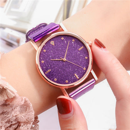 Xingkong Womens Refined Timeless Silicone Mesh Watch