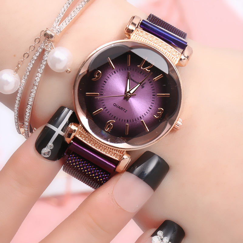 Elegant Neutral Ladies Steel Quartz Watch Timeless Style