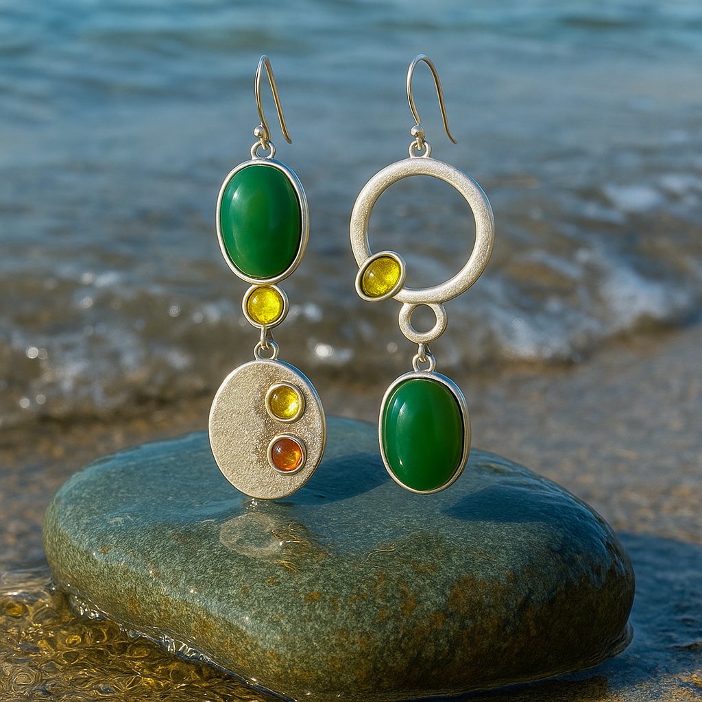 Sabrina | Silver Drop Earrings