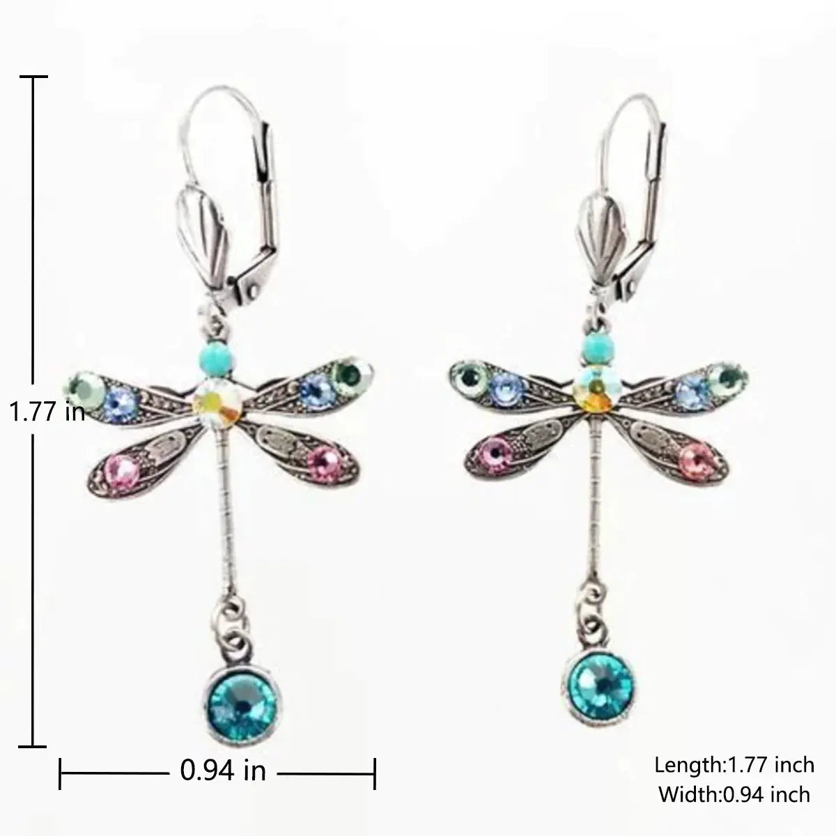1+1 Offer: Elegant Carved Dragonfly Earrings