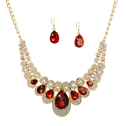 Maevina Crimselle Gold Jewelry Set