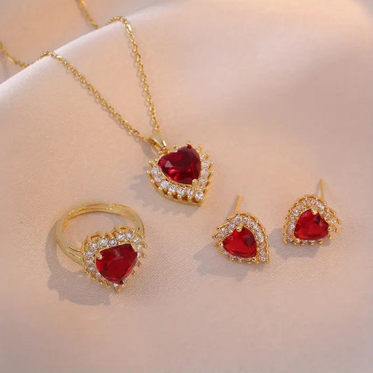 Anavelle Roubella Gold Jewelry Set