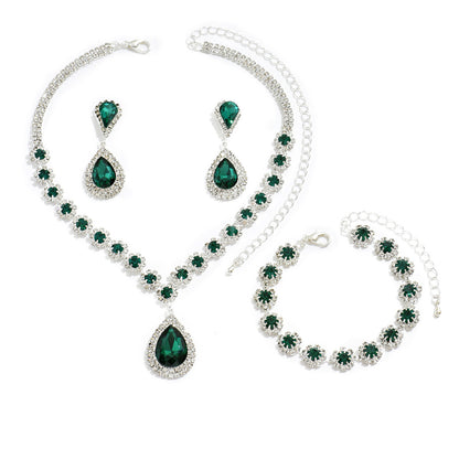 Bridal Jewelry Three-Piece Set