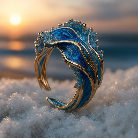 Ondine | Antique wave ring