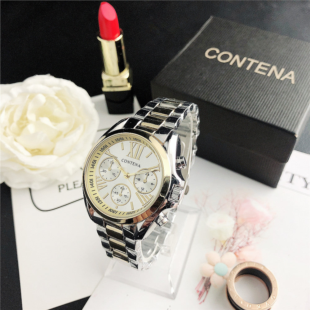 Timeless Diamond Quartz Mesh Strap Watch For Women Classic