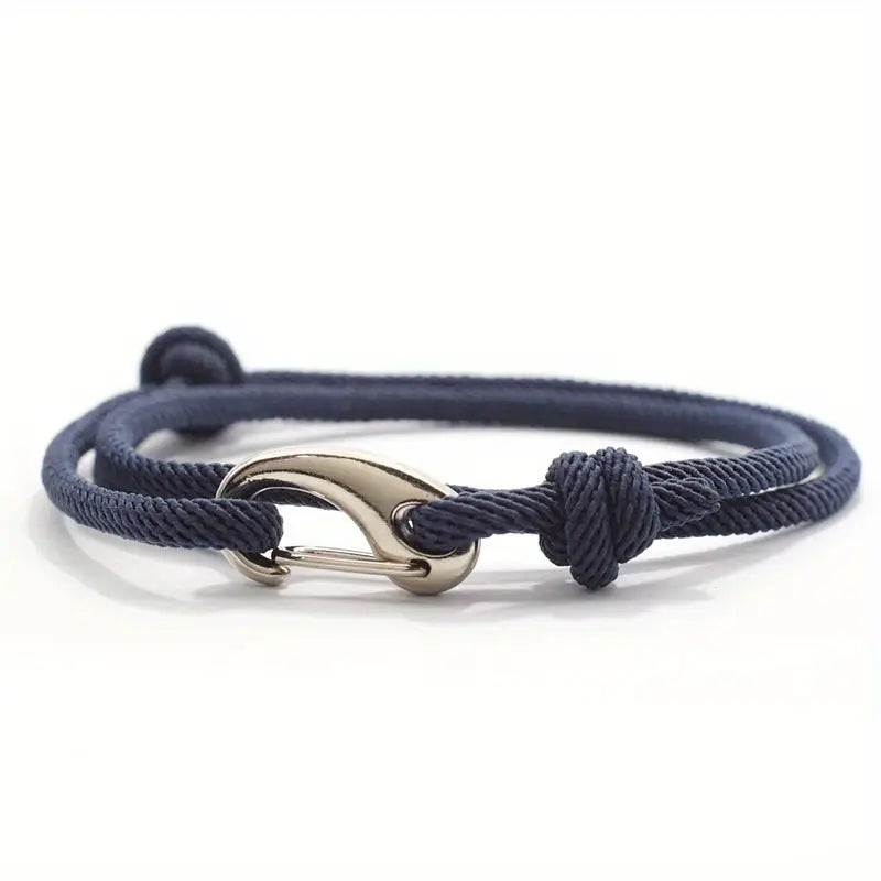 Simple Adjustable Rope Bracelet