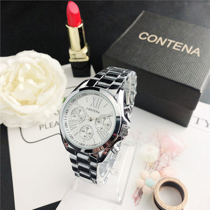 Timeless Diamond Quartz Mesh Strap Watch For Women Classic