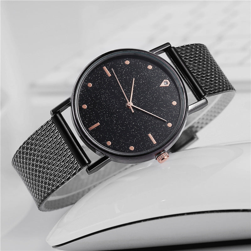 Xingkong Womens Refined Timeless Silicone Mesh Watch