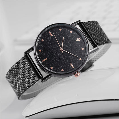 Xingkong Womens Refined Timeless Silicone Mesh Watch