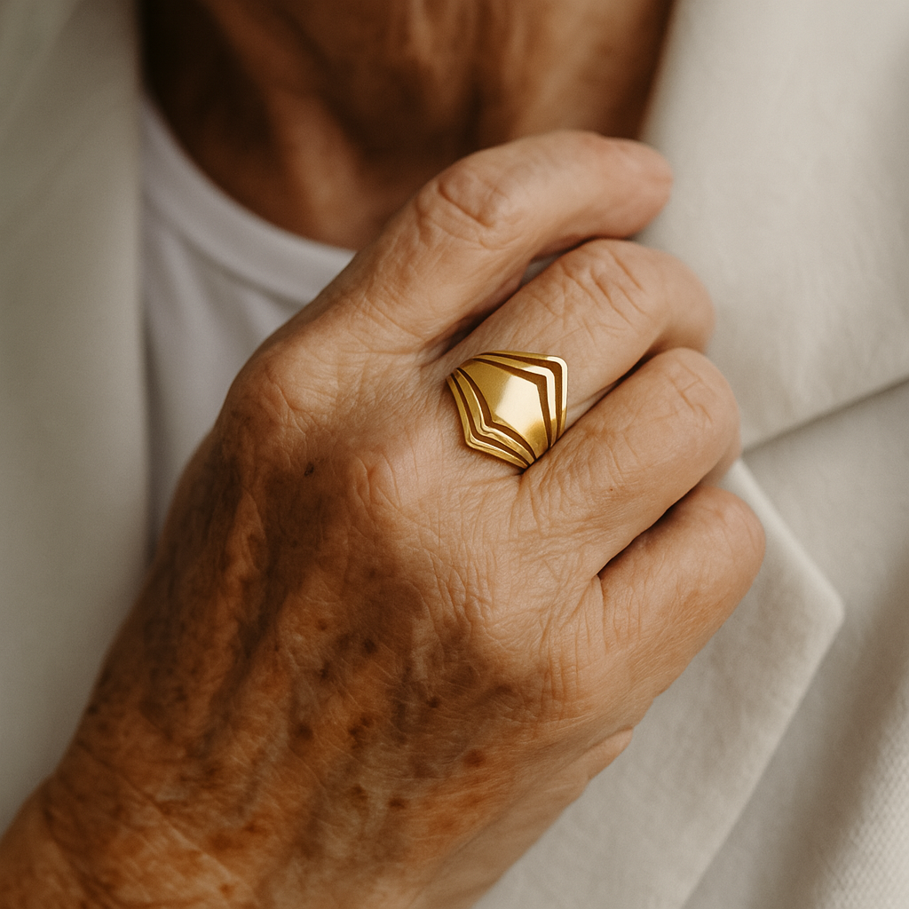 Elegant Gold Statement Ring