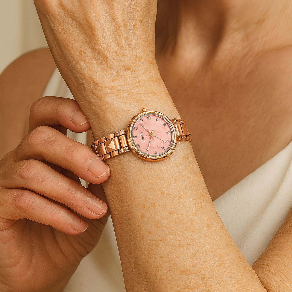 Magnificent Diamond Timepiece With SwissMade Rose Gold