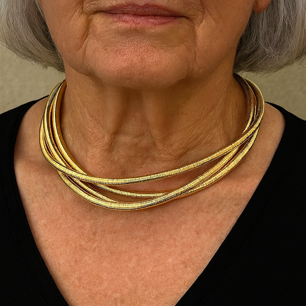 1+1 Offer: Vintage Layered Golden Necklace