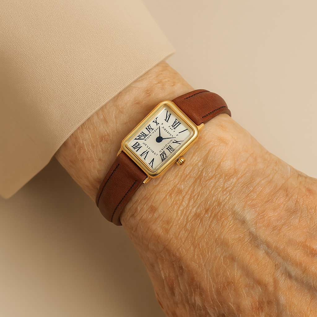 Exquisite Square Vintage Digital Dial Wristwatch Elite