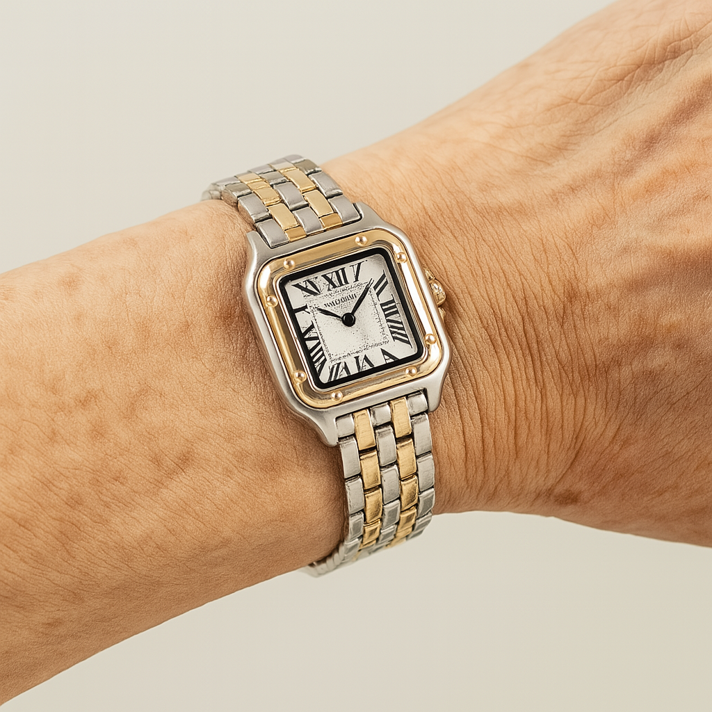 Radiant Gold Stainless Steel Quartz Luxury Timeless Watch