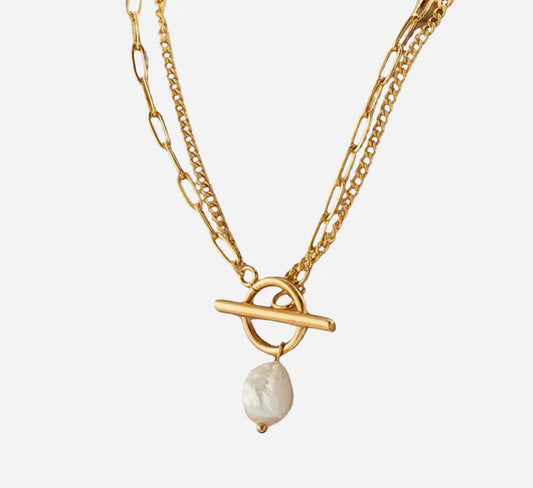 Elise | Pearl Pendant Necklace