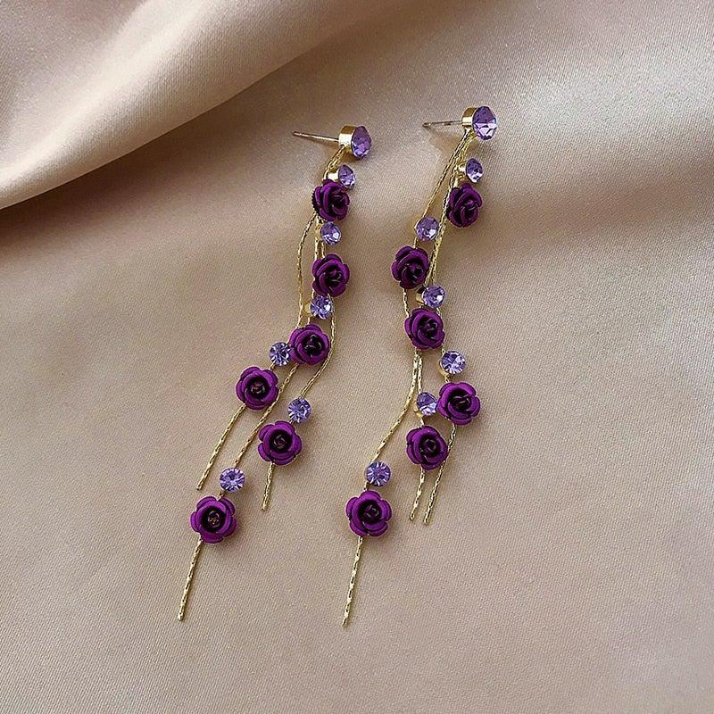 1+1 Offer: Rose Cascade Earrings