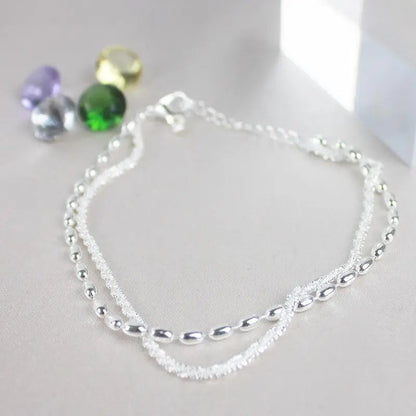 1+1 Offer: Silver Zirconia Bracelet