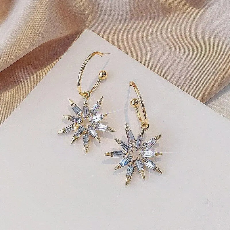 1+1 Offer: Star Earrings in Gold and Silver