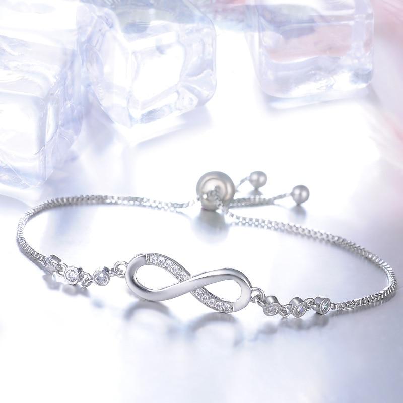 1+1 Offer: Adjustable Infinity Bracelet in Silver