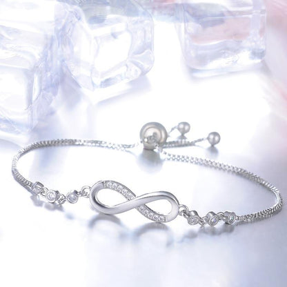 1+1 Offer: Adjustable Infinity Bracelet in Silver