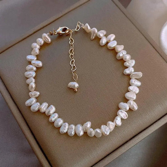 1+1 Offer: Céline Pearl Bracelet