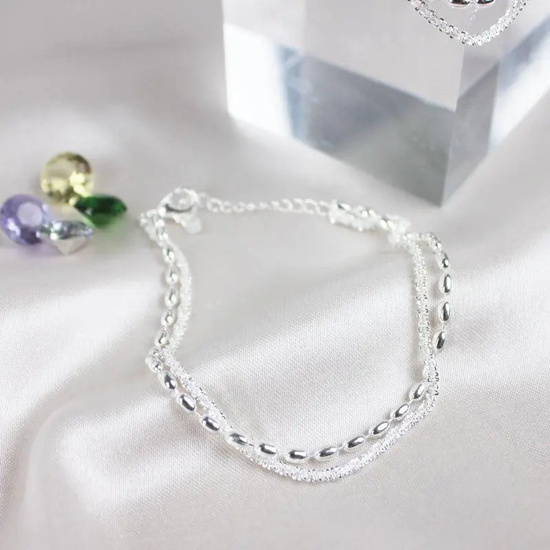 1+1 Offer: Silver Zirconia Bracelet